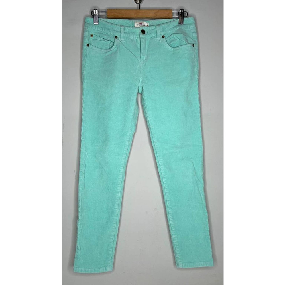 Vineyard Vines Girl's Corduroy Jeans Size 4 Mint Green